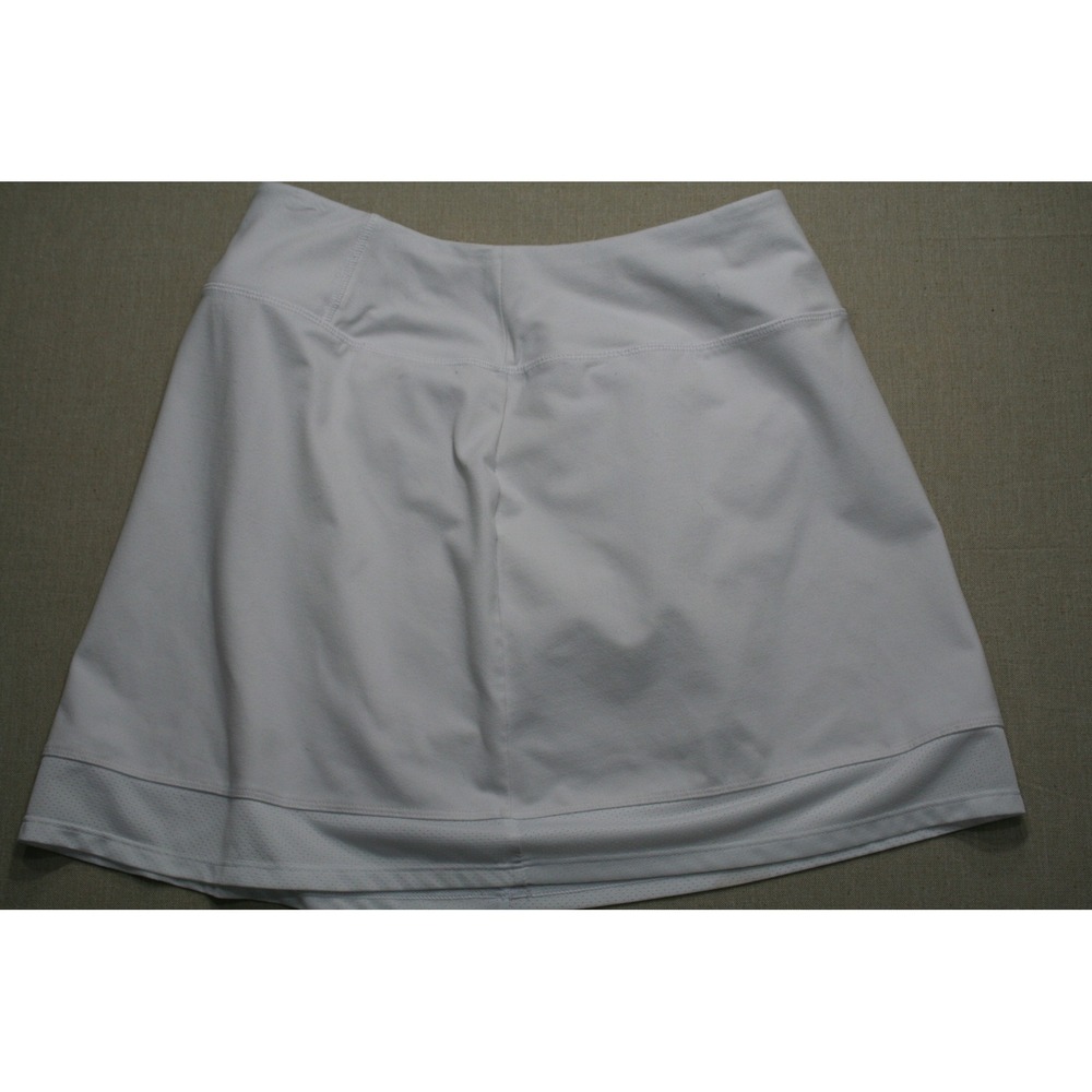 DSG Womens White Athletic Tennis Golf Skort Mesh Trim Size M DAW10651